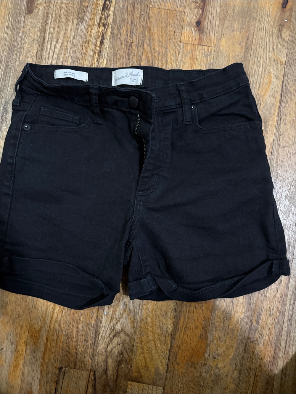 Women’s Black Casual Stretch Shorts